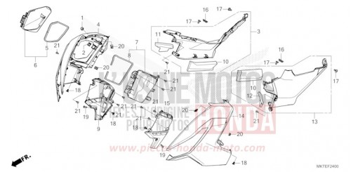 CARENAGE LATERAL ADV750T de 2026